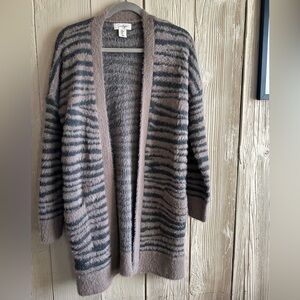 Pull Col Roulé H&M Noir Maille Ouverte - Femme, Taille S, Manches Longues